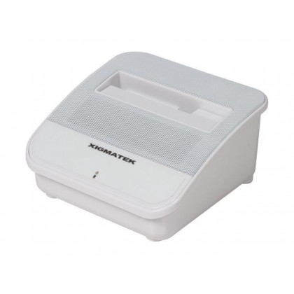 XIGMATEK Secure III External SATA 2.5" / 3.5" USB 3 HDD / SSD Docking Station - White